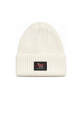 Woolrich Berretto WM Patch Beamie / Panna