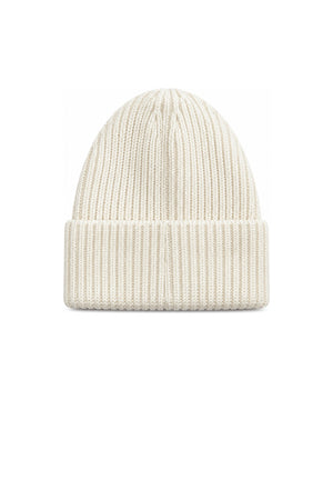 Woolrich Berretto WM Patch Beamie / Panna