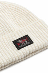 Woolrich Berretto WM Patch Beamie / Panna