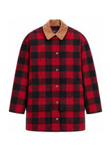 Woolrich Cappotto Donna Barn Check