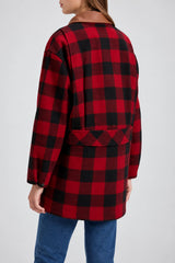 Woolrich Cappotto Donna Barn Check