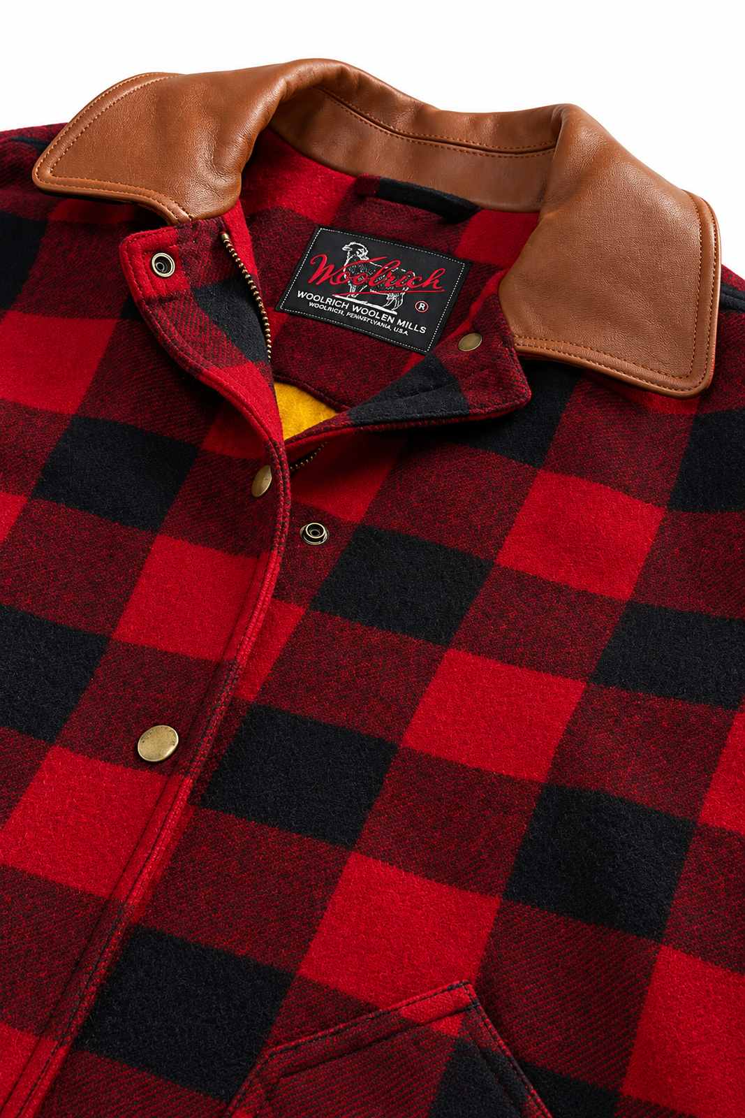 Woolrich Cappotto Donna Barn Check