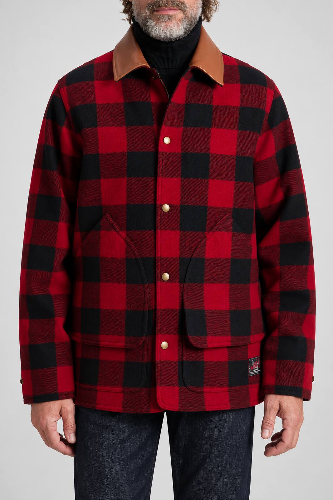 Woolrich Cappotto Uomo Barn Check
