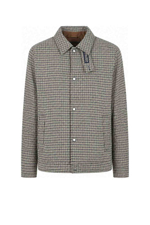 Woolrich Giacca Uomo Wool Check Keating Shirt Jacket