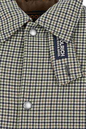 Woolrich Giacca Uomo Wool Check Keating Shirt Jacket