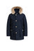 Woolrich Parka Uomo Artic Detachable Fur / Melton Blue