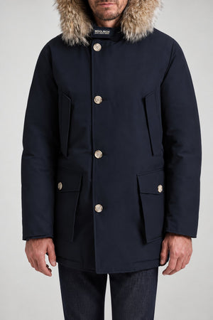 Woolrich Parka Uomo Artic Detachable Fur / Melton Blue