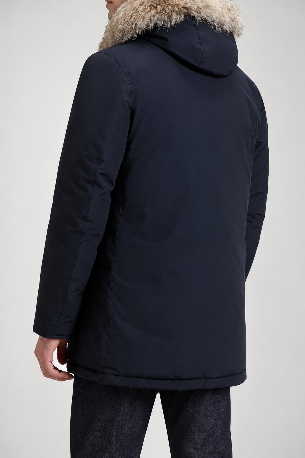 Woolrich Parka Uomo Artic Detachable Fur / Melton Blue