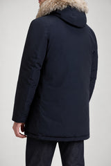 Woolrich Parka Uomo Artic Detachable Fur / Melton Blue