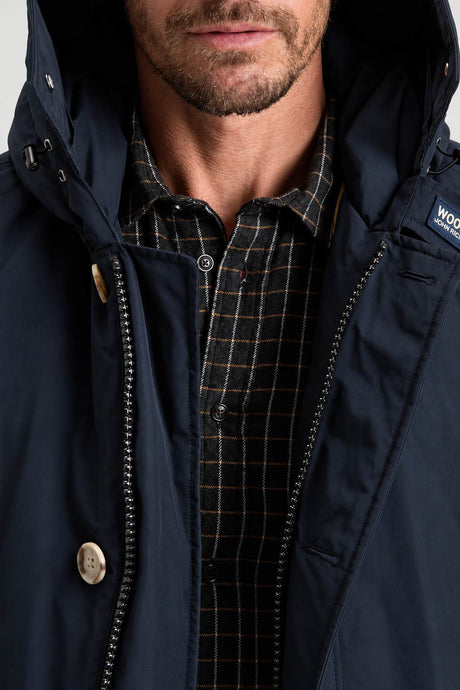 Woolrich Parka Uomo Artic Detachable Fur / Melton Blue