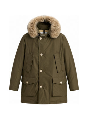 Woolrich Parka Uomo Artic Detachable Fur / Verde Militare