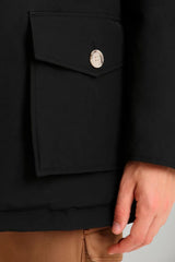 Parka da uomo Woolrich in Ramar con cappuccio