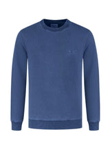 Felpa da uomo Woolrich a girocollo effetto stone washed