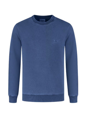 Felpa da uomo Woolrich a girocollo effetto stone washed