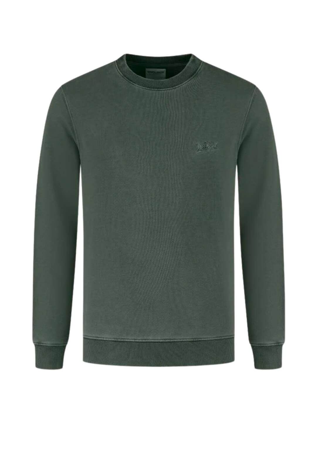 Felpa da uomo Woolrich a girocollo effetto stone washed