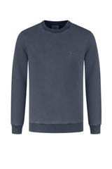 Felpa da uomo Woolrich a girocollo effetto stone washed