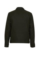 Woolrich giacca uomo a camicia Keating in misto lana riciclata