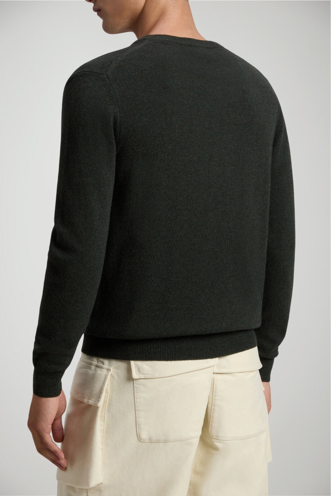 Woolrich men's sweater LAMBSWOOL CREWNECK
