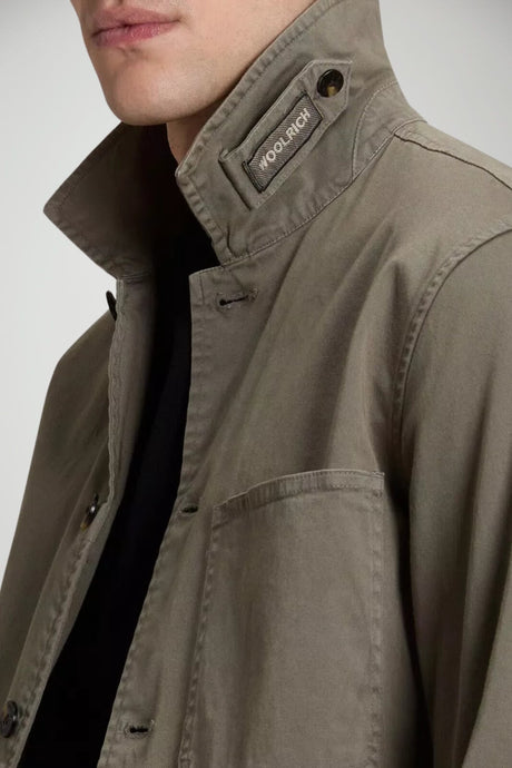 Giacca in cotone Woolrich da uomo overshirt
