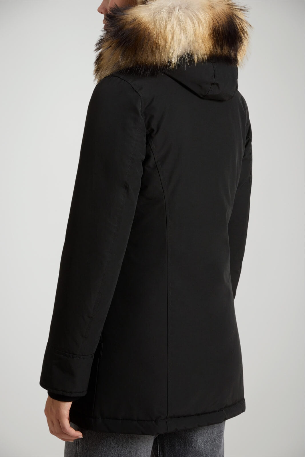 Parka da donna artic cloth in cordura con pelliccia