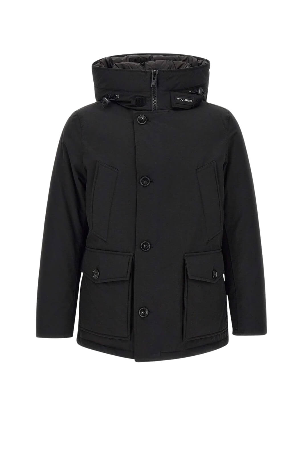 Parka da uomo Woolrich in tessuto cordura con cappuccio