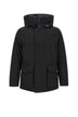 Parka da uomo Woolrich in tessuto cordura con cappuccio