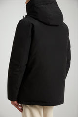 Parka da uomo Woolrich in tessuto cordura con cappuccio