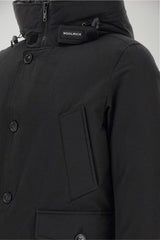 Parka da uomo Woolrich in tessuto cordura con cappuccio