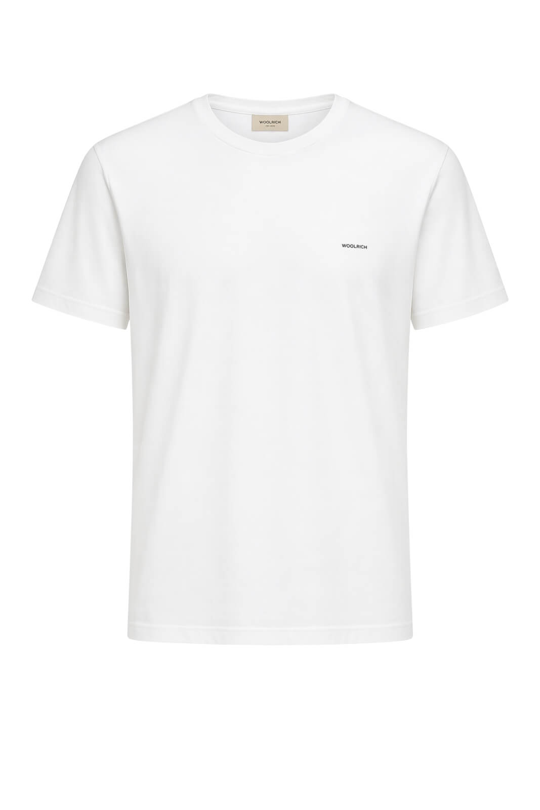 T-shirt da uomo Woolrich in cotone a maniche corte