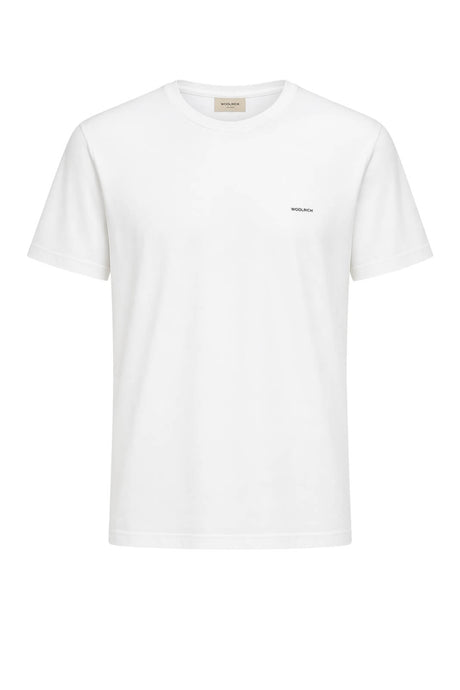 T-shirt da uomo Woolrich in cotone a maniche corte