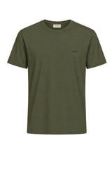 T-shirt da uomo Woolrich in cotone a maniche corte con logo