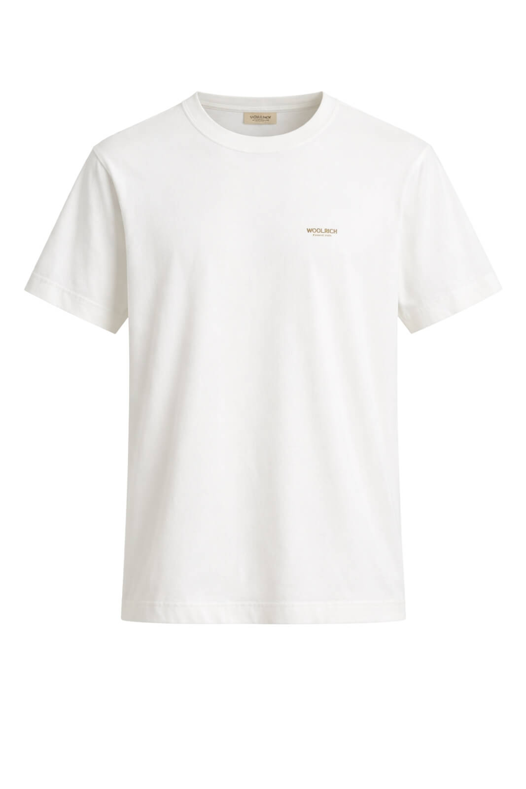 T-shirt da uomo Woolrich in jersey di cotone con logo
