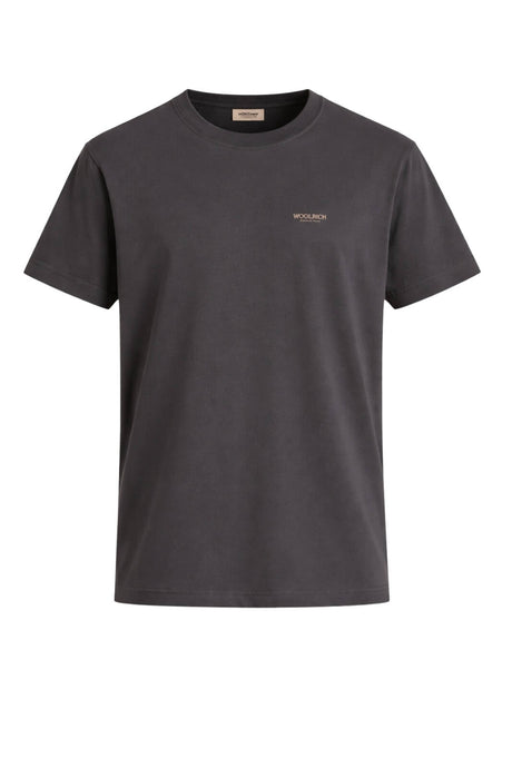 T-shirt da uomo in cotone Woolrich a girocollo