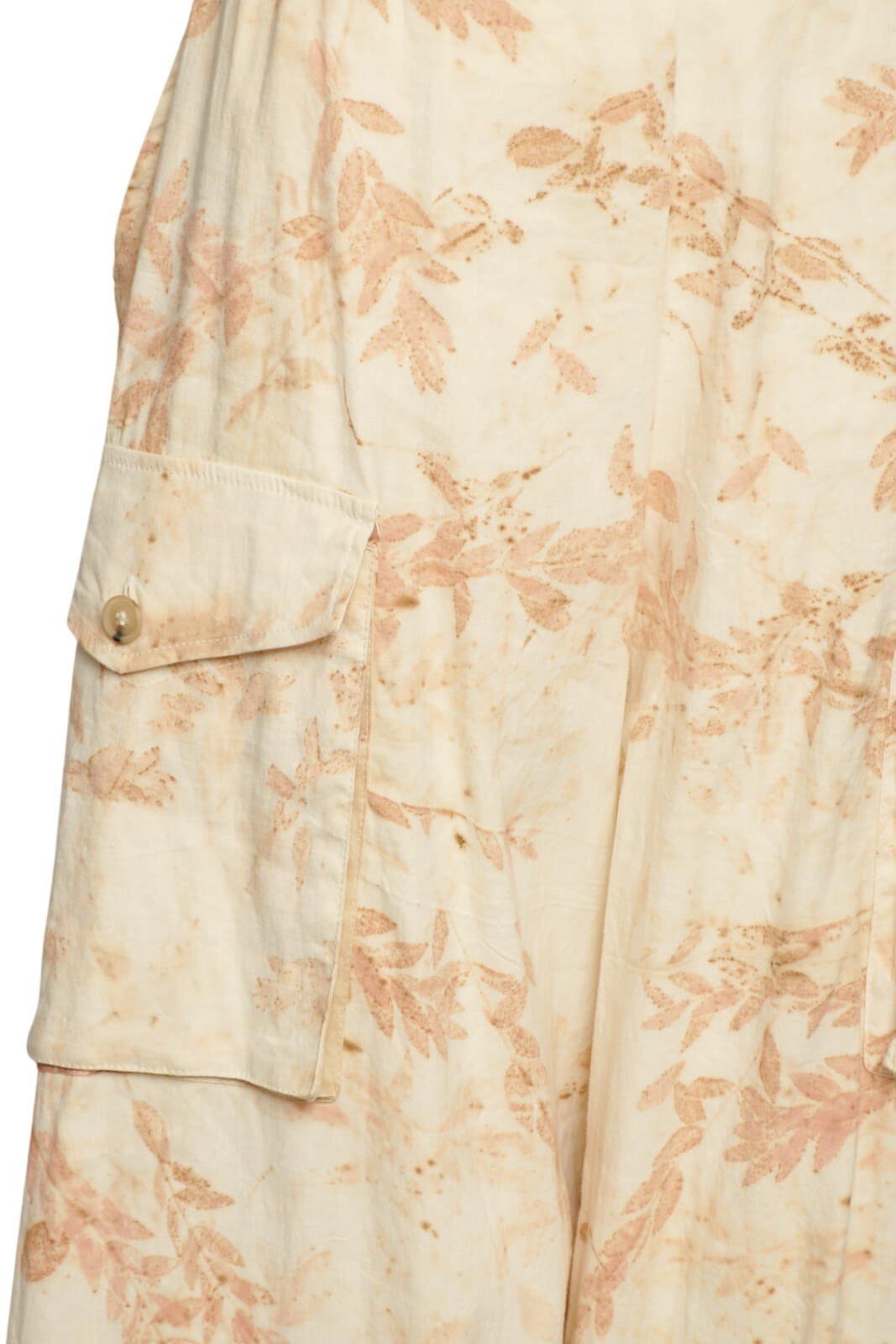 Pantalone donna cargo tie dye dettaglio