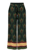 Wu’Side Pantaloni Donna wide Leg con stampa