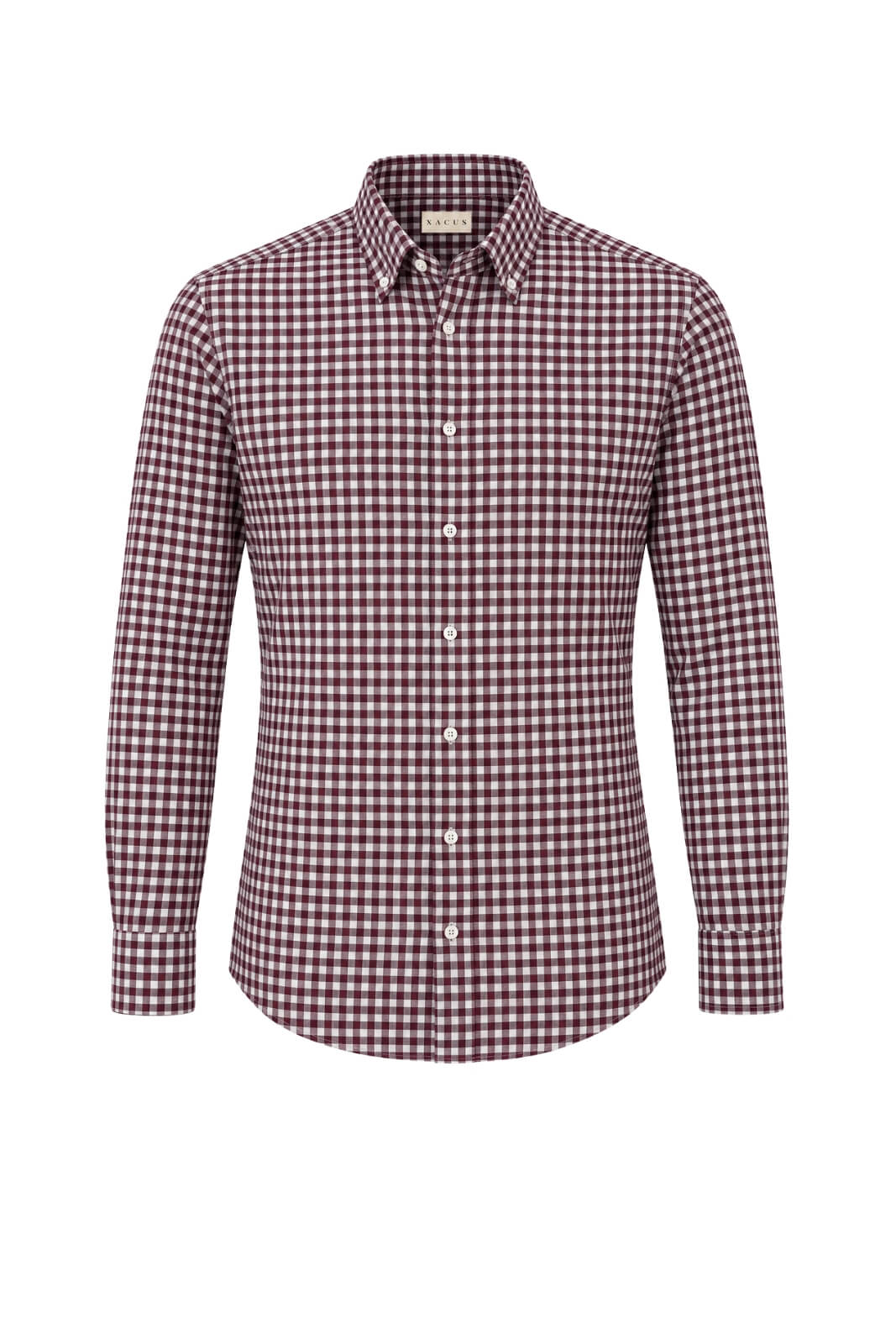 Xacus Camicia Uomo Check in Cotone Tailor Fit