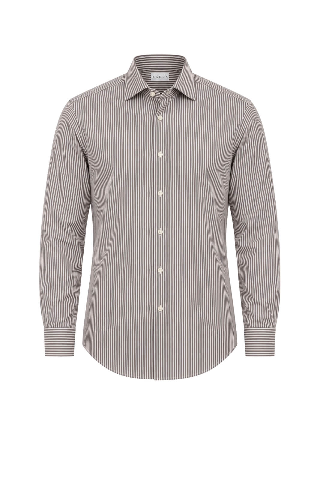 Xacus Camicia Uomo Rigata in Cotone Tailor Fit