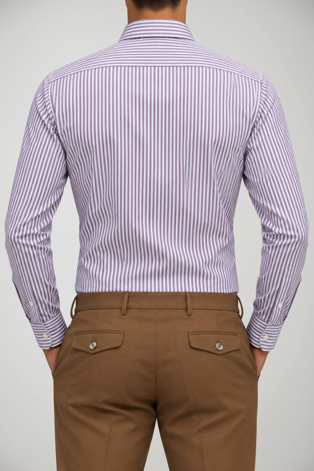 Xacus Camicia Uomo Travel Tailor Fit Rigata