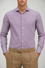 Xacus Camicia Uomo Travel rigata Tailor Fit