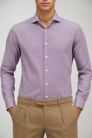 Xacus Camicia Uomo Travel rigata Tailor Fit