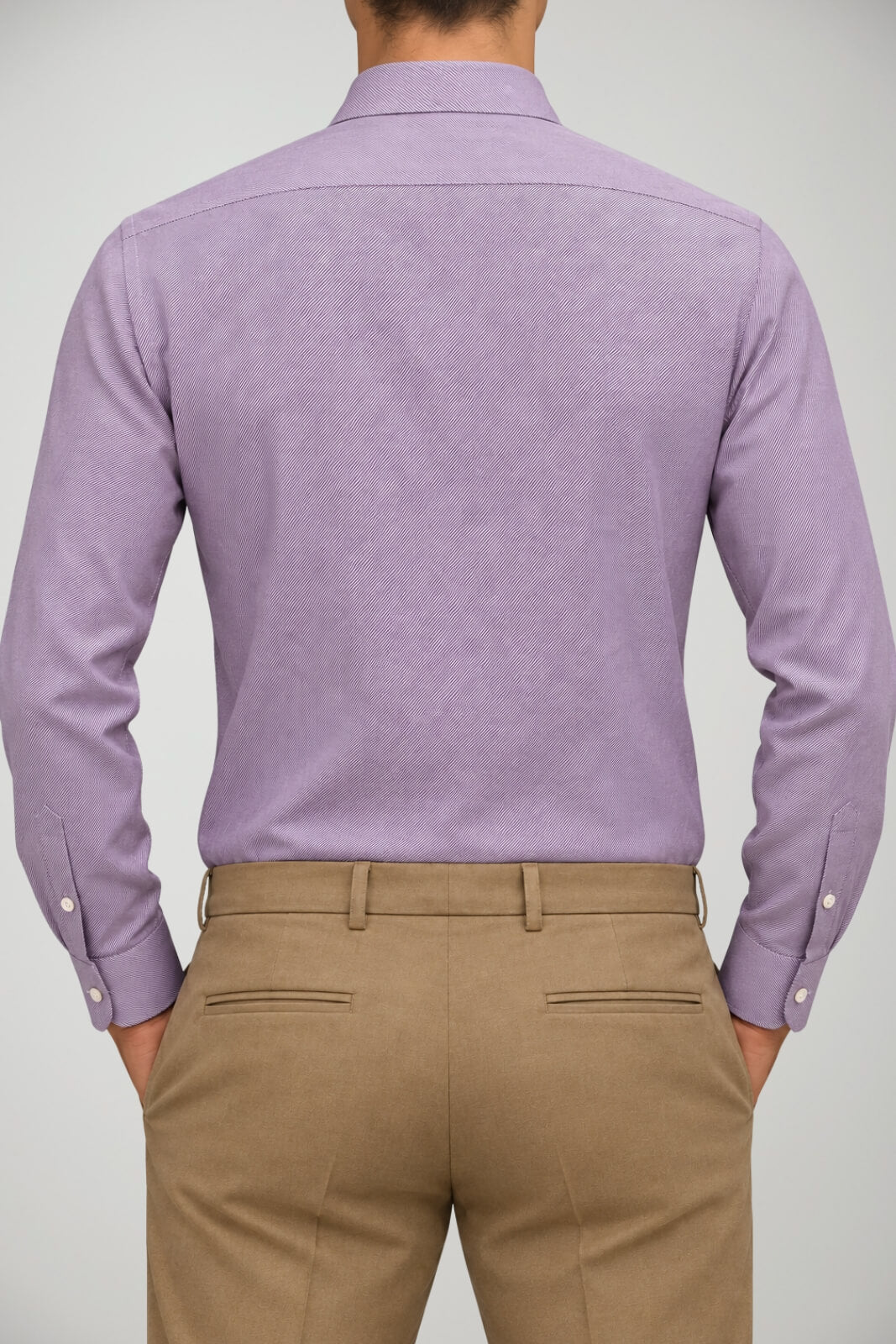 Xacus Camicia Uomo Travel rigata Tailor Fit