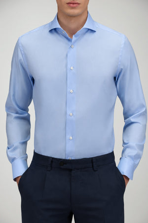 Xacus Camicia Uomo micropattern Tailor Fit