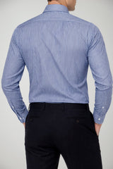 Camicia da uomo Xacus rigata in cotone