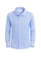 Camicia da uomo Xacus a righe in micro pattern