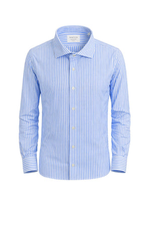 Camicia da uomo Xacus a righe in micro pattern