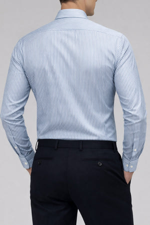 Camicia da uomo Xacus a righe in micro pattern