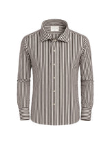 Camicia da uomo Xacus rigata con bottoni