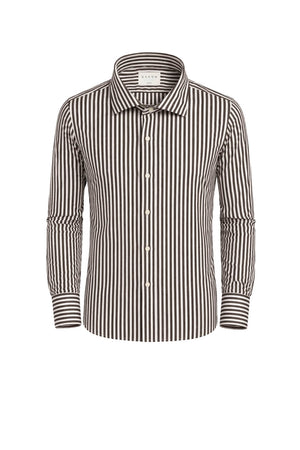 Camicia da uomo Xacus rigata con bottoni