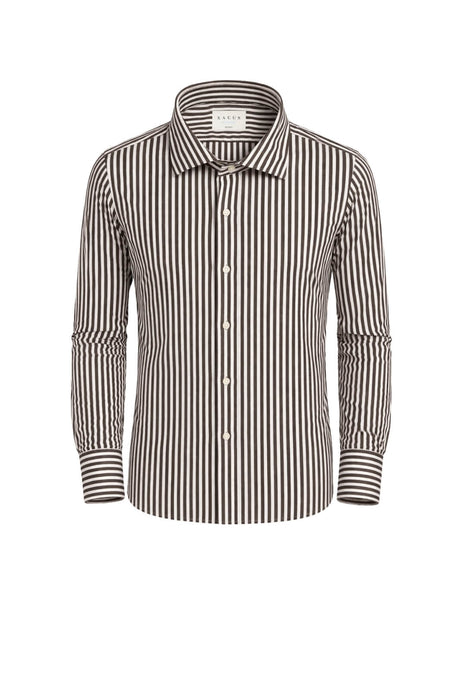 Camicia da uomo Xacus rigata con bottoni