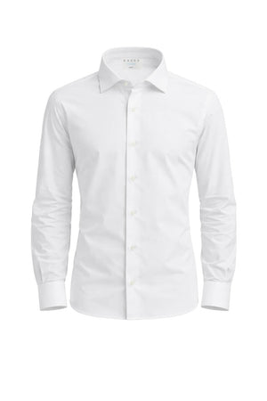 Camicia da uomo Xacus bianca con bottoni